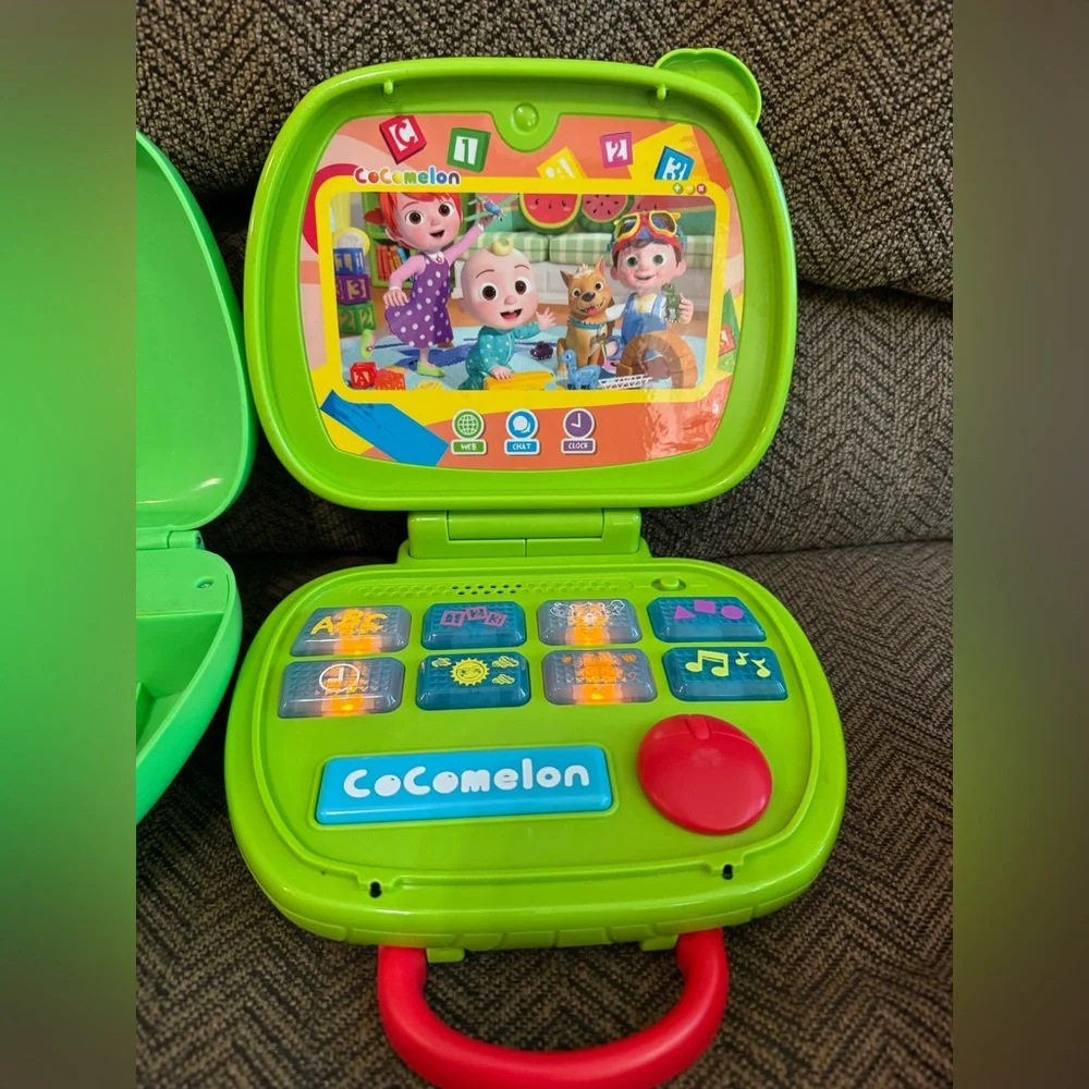 Cocomelon Carrying Case & Play Computer Kids Toys Preloved